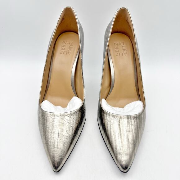 Naturalizer Womens Anna Pumps US 9.5 M EU 40.5 Graphite Grey Leather NIB - Picture 7 of 13